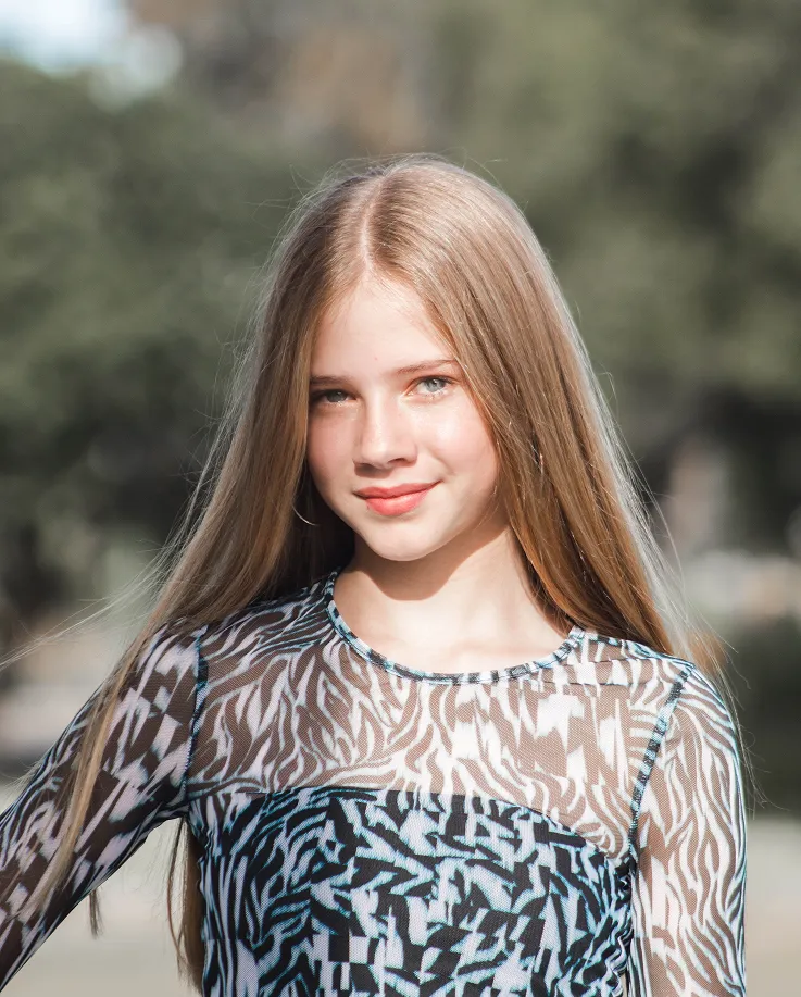 Portrait of young girl